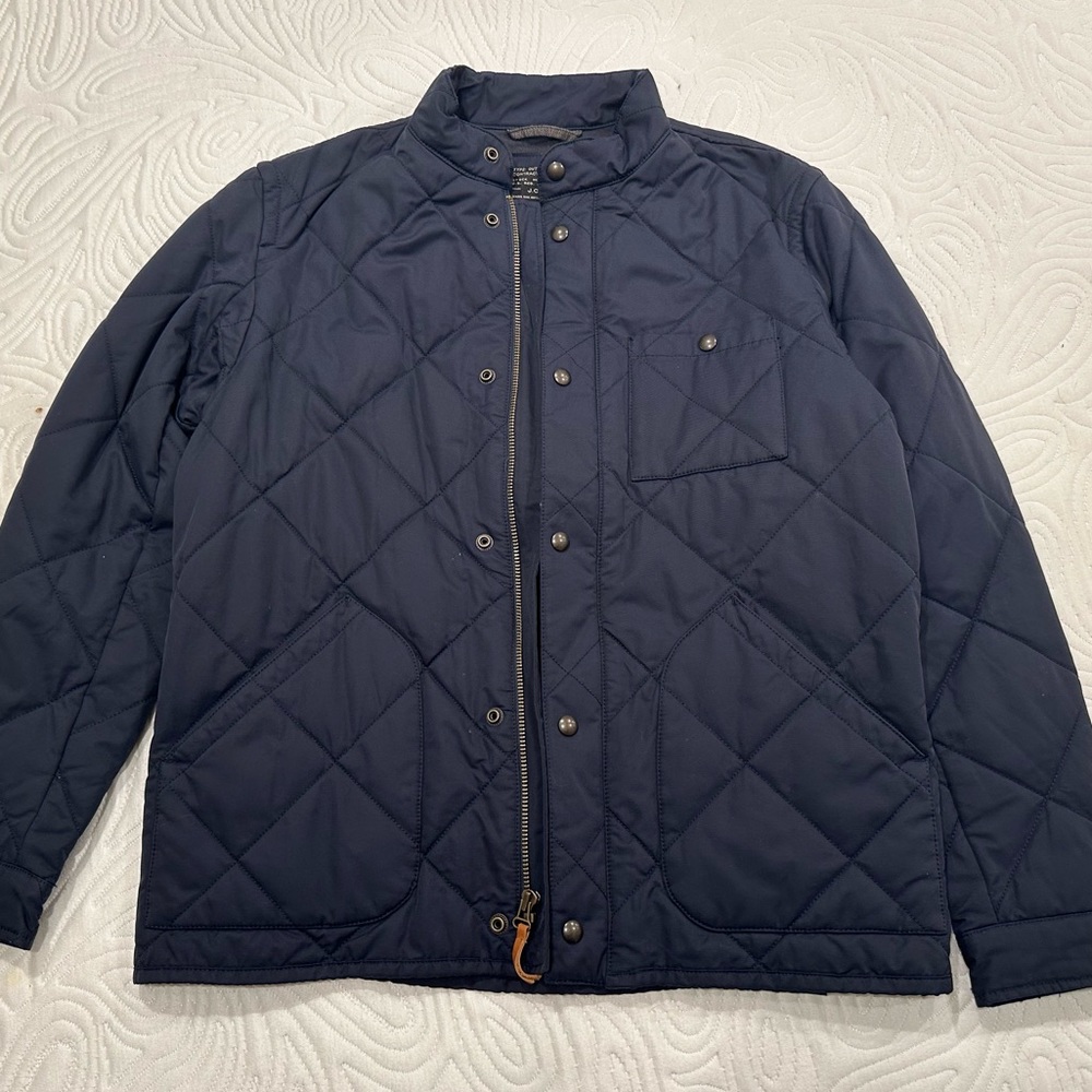 J. Crew Men’s Navy Quilted Jacket